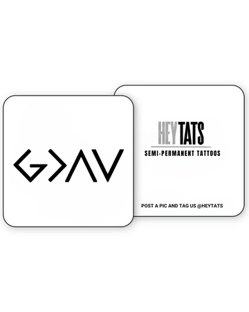 God Is Greater Than the Highs and Lows – Semi-Permanent Tattoo