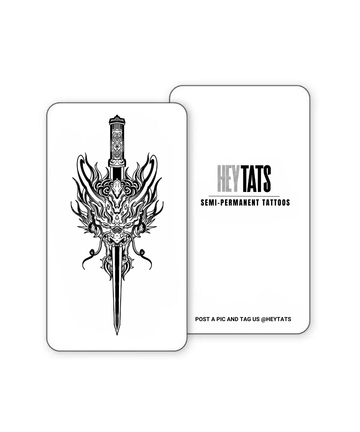 Dragonheart Blade - Semi Permanent Tattoo