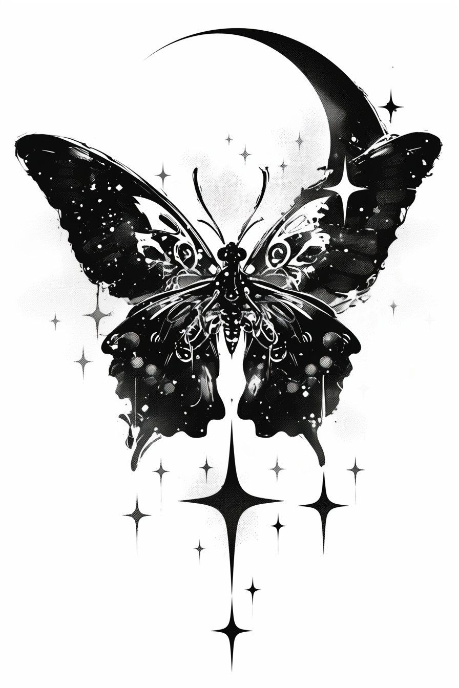 Fluttering Firefly - Semi Permanent Tattoo