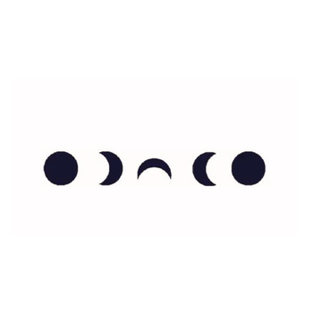Moon Phases – Semi Permanent Tattoo