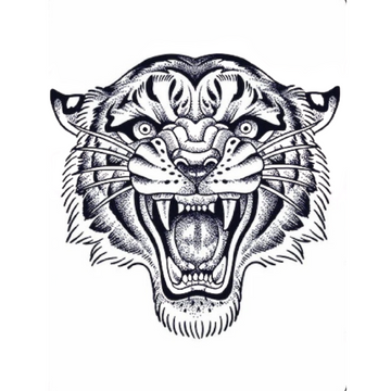Traditional Tiger – Semi Permanent Tattoo