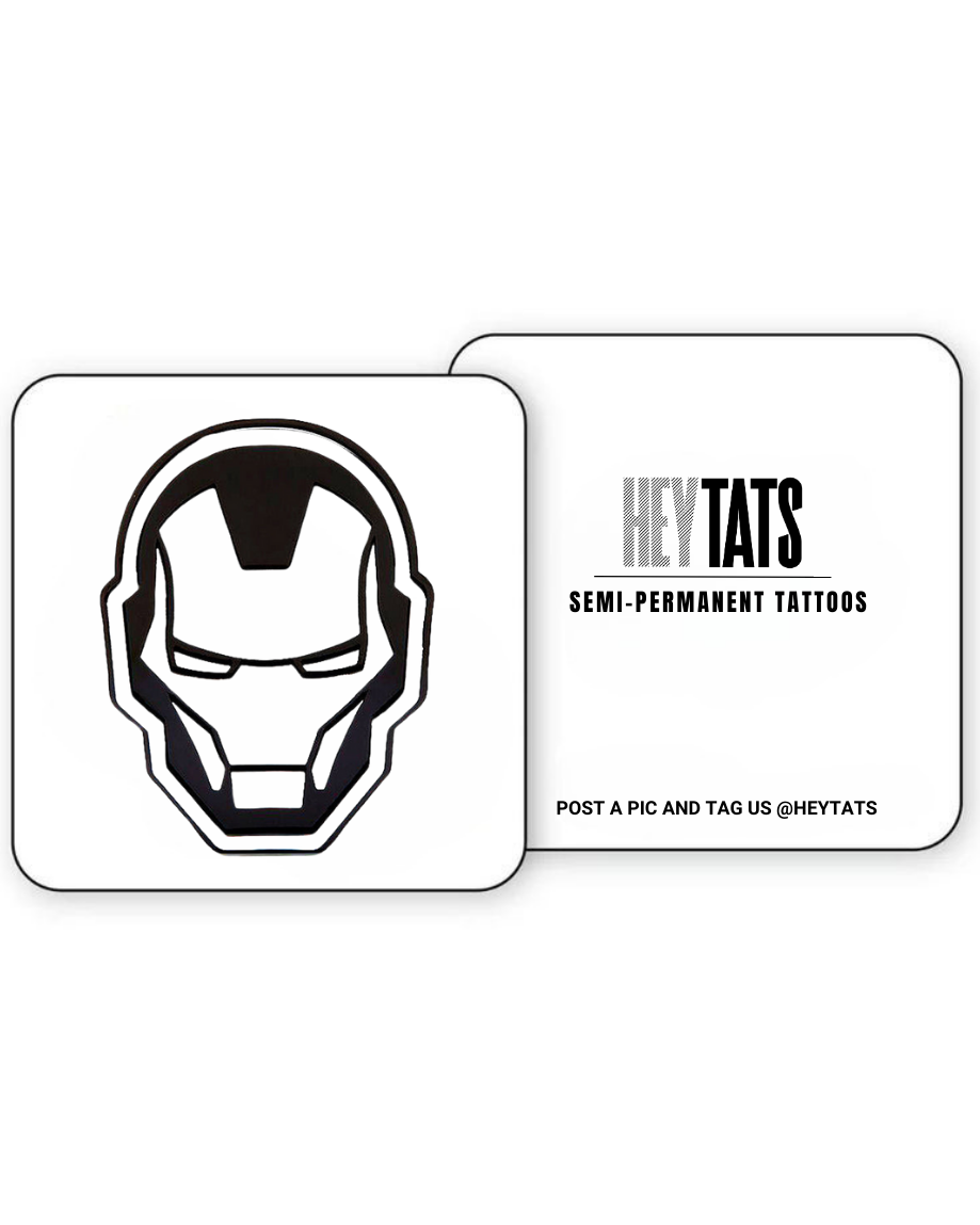 Iron Man - Semi Permanent Tattoos