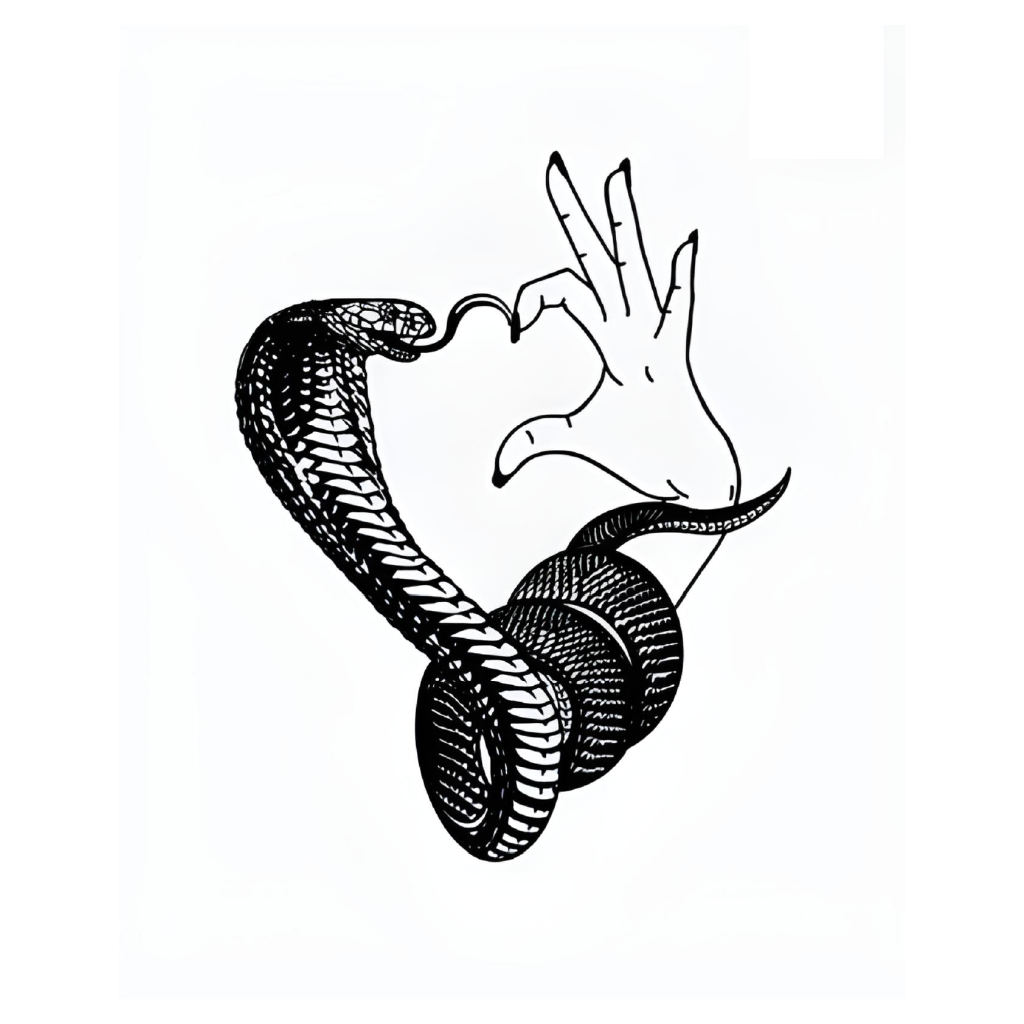Serpent’s Embrace – Semi Permanent Tattoo