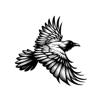 Eagle in Flight – Semi Permanent Tattoo