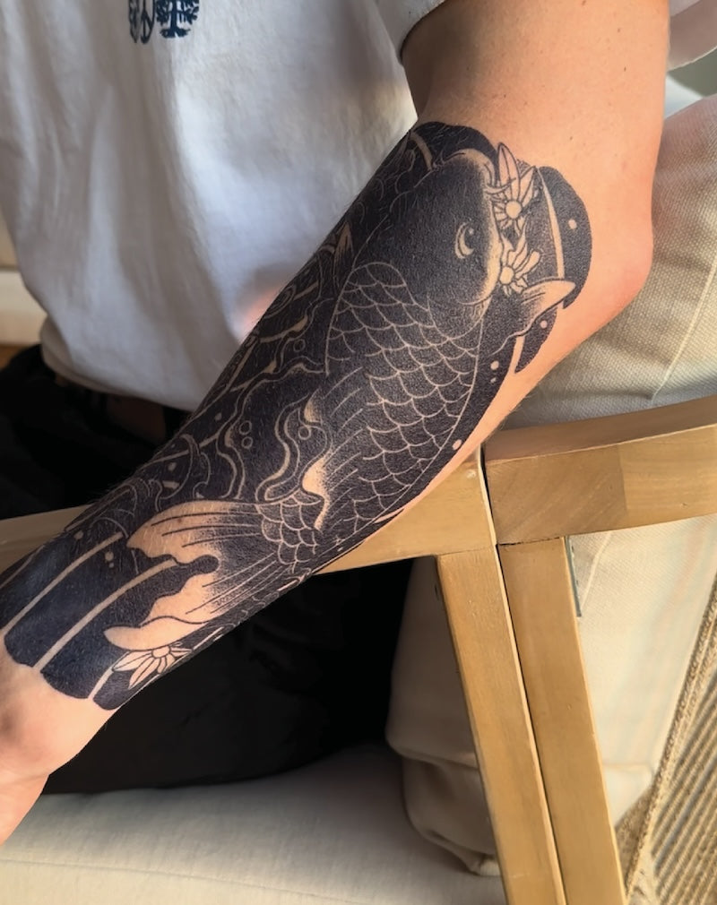 Japanese Koi Fish - Half Sleeve