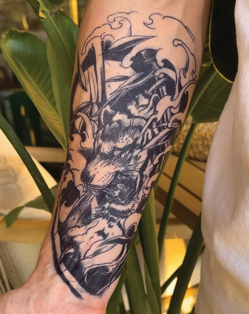 Japanese Tiger - Half Sleeve